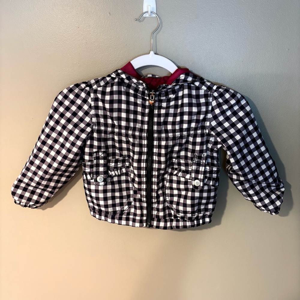 london fog lightweight Checkered girls spring fall Jacket
